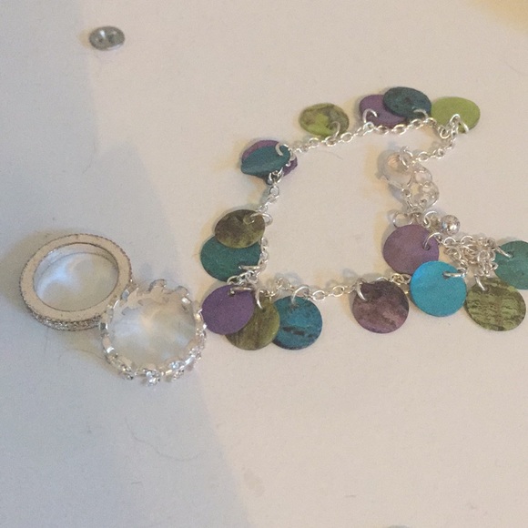 Anklet, 2 rings size five? I think? - Picture 1 of 3